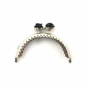 Clic Clac Argentata 8,5 cm con Fiore