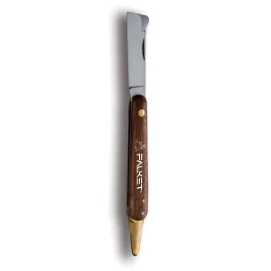 COLTELLO INNESTO PROFESSIONALE CON PALETTA MANICO LEGNO FALKET